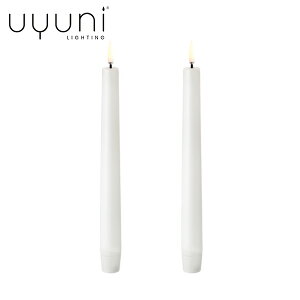 Uyuni Lighting �E���j���C�e�B���O LED�e�[�p�[�L�����h�� �m���f�B�b�N �z���C�g �X���[�X 2�p�b�N W2.3xH20.5cm UL-TA-NW02320-2 LED �L�����h�� �L�����h���z���_�[ �k�� �f���}�[�N ������� ���_��