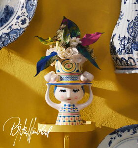 rEBubh Bjorn Wiinblad ԕr Lady with Hat (fBEBYnbg) Flower Vase t[x[X H20cm 54050 k f}[N  _ Vv CeA rO ԑ rB