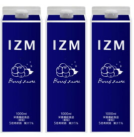 【SHOP OF THE MONTH受賞記念クーポン配布中】 イズム ベリーベリー テイスト 1,000ml×3本　3個　正規品　IZM BERRY BERRY TASTE　酵素ドリンク