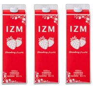【最大1000円OFFクーポン配布中】 イズム ストロベリー テイスト 1,000ml×3本　正規品　IZM STRAWBERRY …