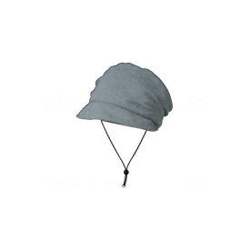 キヨタ おでかけヘッドガードFタイプ(ニットブリムタイプ) グレー M 介護 頭部保護帽