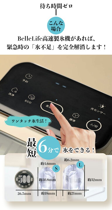 楽天市場】【0のつく日〜2000円OFFクーポン配布！更にP8倍UP】製氷機 