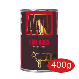 ★マラソン早い者勝ちクーポン★AATU（アートゥー）　ドッグ　アンガス ビーフ　400g 缶【ドッグフード/ウェットフード/ペットフード】