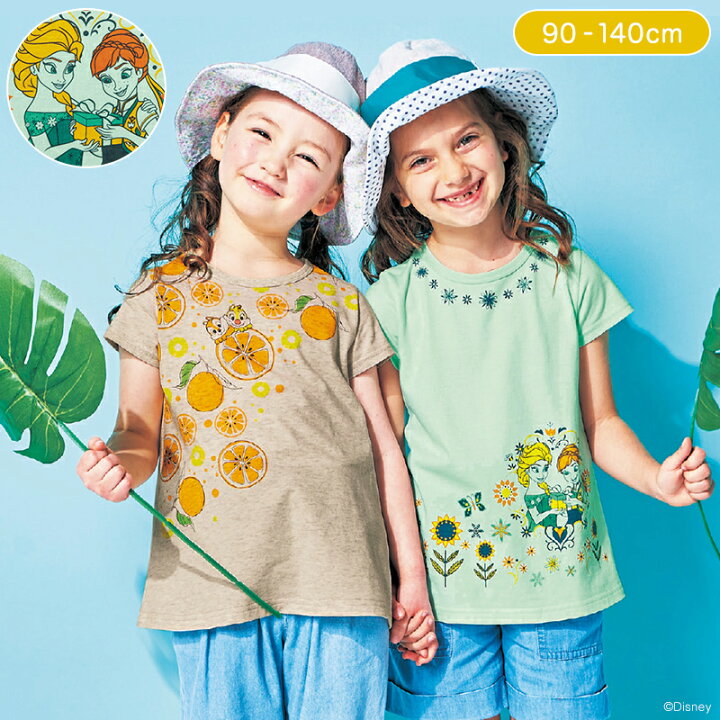 楽天市場 Disney ディズニー 薄くて涼しい半袖チュニック 選べるキャラクター アナ エルサ 90 100 110 1 130 140 ベルメゾン 子供服 子供 服 子供用品 男の子 女の子 子供用 ｔシャツ ベルメゾン Disney Fantasy Shop