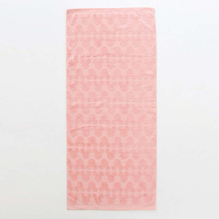 楽天市場 Disney ディズニー 今治産のとろふわタオル ピンク バスタオル タオル バス フェイス 吸水 柔らか 洗顔 風呂 日本製 今治タオル ギフト ミッキーモチーフ かわいい ベルメゾン Disney Fantasy Shop