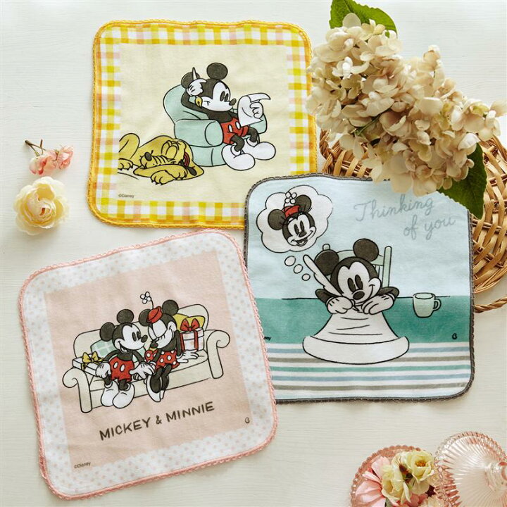 楽天市場 Disney ディズニー ハンカチタオル３枚セット ミッキー ミニー ベルメゾン ハンカチ ハンド タオル 女性 レディース プレゼント ベルメゾン Disney Fantasy Shop