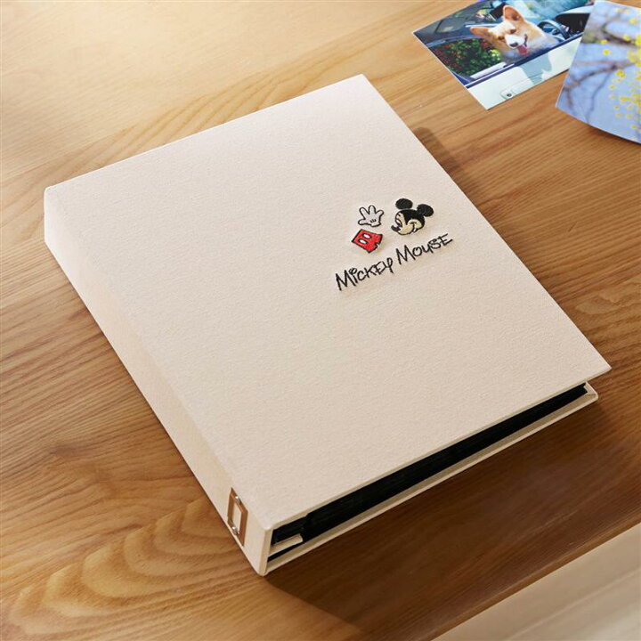 楽天市場 送料無料 Disney ディズニー ４００枚収納 アルバム ミッキー マウス くまの プー さん ベルメゾン アルバム ファイル 収納 おしゃれ 写真 大量 大容量 400枚 写真アルバム かわいい シンプル L版 フォトアルバム ベルメゾン Disney Fantasy