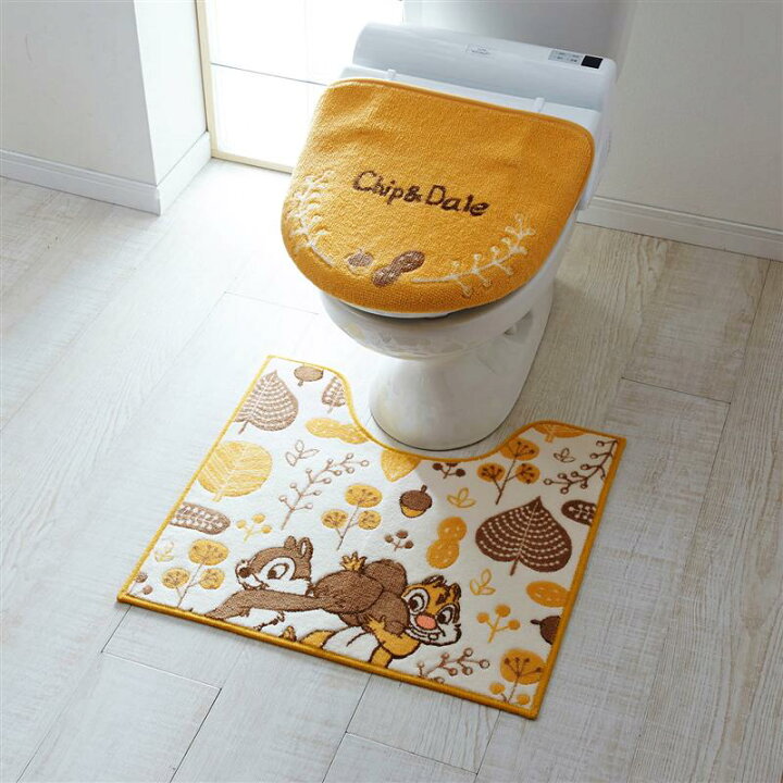 楽天市場 Disney ディズニー 北欧調トイレマット フタカバー 単品 セット チップ デール チップ デール 標準ﾏｯﾄ 温水ﾌﾀｾｯﾄ ベルメゾン トイレ 便所 お手洗い おしゃれ ベルメゾン Disney Fantasy Shop