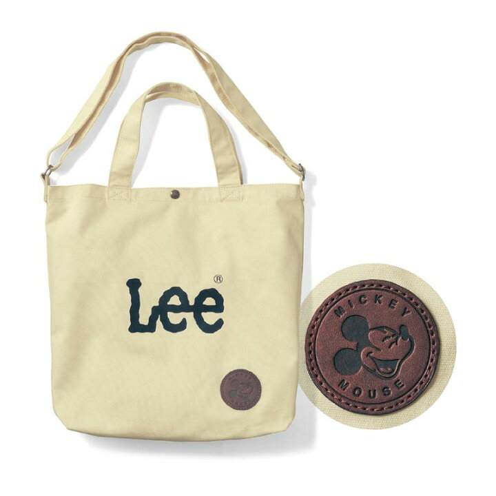 楽天市場 Disney ディズニー ２ｗａｙショルダートートバッグ 選べるキャラクター ミッキー ミニー ベルメゾン Lee コラボ バッグ カバン かばん レディース 鞄 ショルダー トート 斜め掛け 肩掛け 通勤 キャンバス かわいい おしゃれ