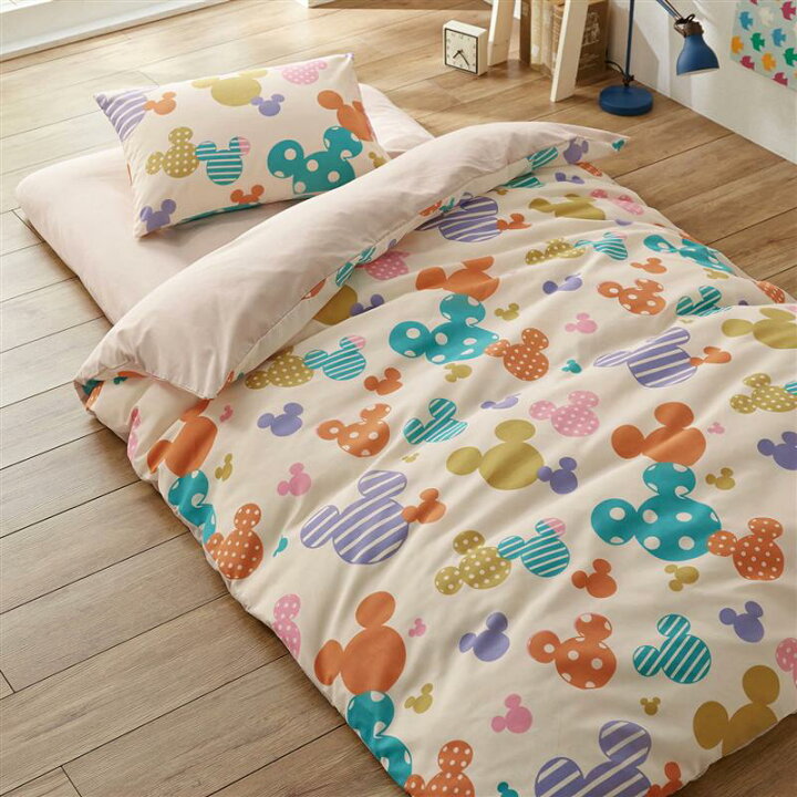 楽天市場 全品ポイントup Disney ディズニー 綿混布団カバー３点セット ミッキーモチーフ マルチ系 和式ｼﾝｸﾞﾙ ベルメゾン 寝具 布団 ベッド カバー セット 掛け敷き 掛け布団 3点 Bed ファブリック ベルメゾン Disney Fantasy Shop