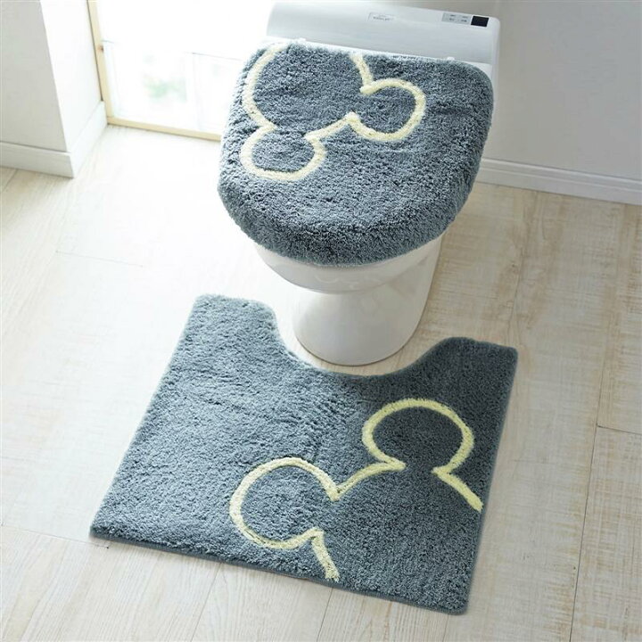 楽天市場 標準ﾏｯﾄ 温水ﾌﾀｾｯﾄ Disney ディズニー トイレのニオイに特化した消臭トイレマット フタカバー 単品 セット ミッキーモチーフ グレー ベルメゾン トイレ 便所 お手洗い おしゃれ ベルメゾン Disney Fantasy Shop