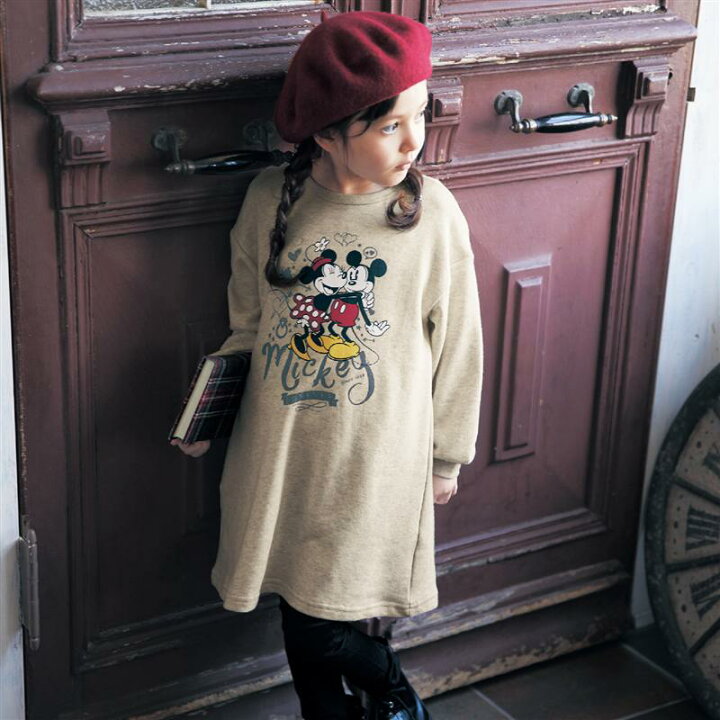 楽天市場 Disney ディズニー 裏毛切り替えバックシャンワンピース 90 100 110 1 130 140 ベルメゾン 子供服 子供 服 子供用品 女の子 子供用 ベルメゾン Disney Fantasy Shop