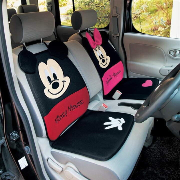 楽天市場 Disney ディズニー メッシュ素材の快適シートクッション 選べるキャラクター ミニーマウス ベルメゾン カー用品 カーグッズ 車用品 カーシートカバー クッション 汚れ 防止 ベルメゾン Disney Fantasy Shop