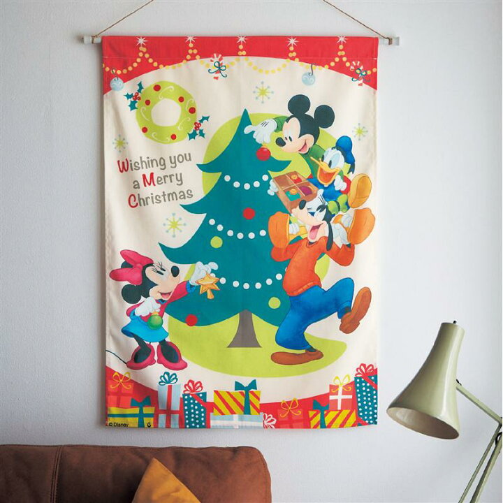楽天市場 L Disney ディズニー ぬいぐるみをつけても可愛い クリスマスタペストリー ミッキー フレンズ くまのプーさん ベルメゾン インテリア 雑貨 おしゃれ グッズ 飾り タペストリー クリスマス クリスマスツリー デザイン ミッキーマウス