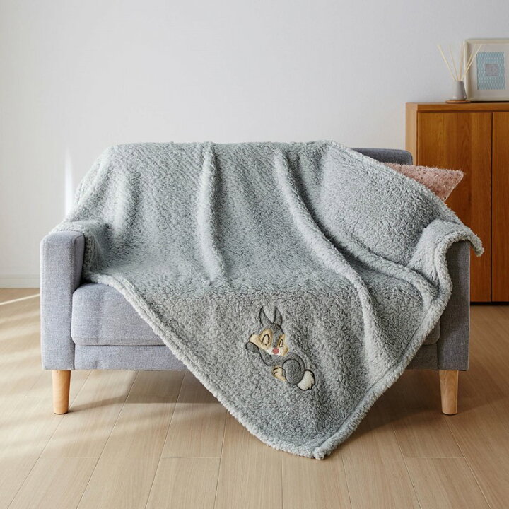 アップリケ付きもふもふ毛布 選べるキャラクター ディズニー 毛布 Vkm3 De