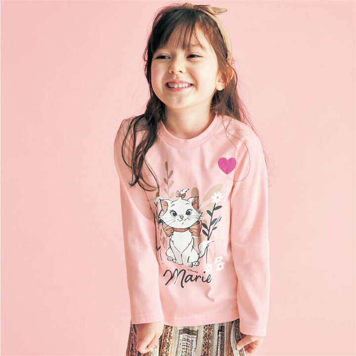 楽天市場 Disney ディズニー 長袖ｔシャツ マリー 90 100 110 1 130 140 ベルメゾン 子供服 子供 服 子供用品 女の子 子供用 ｔシャツ 長袖 ベルメゾン Disney Fantasy Shop