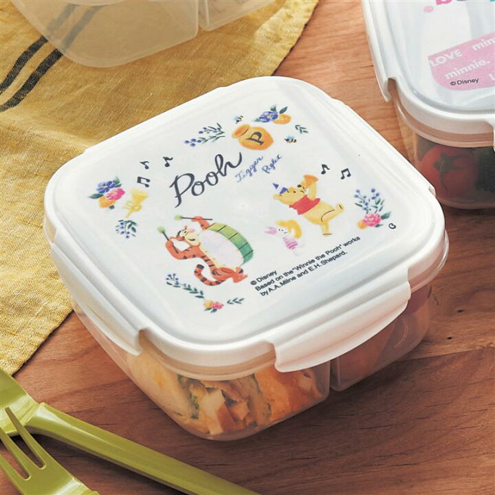 楽天市場 正方形 Disney ディズニー 保冷剤付きお弁当箱 ミッキー ミニー ドナルド チップ デール くまのプーさん クローバー ベルメゾン キッチン グッズ 弁当 ランチボックス 保冷剤付き 保冷 弁当箱 タッパー キャラクター 可愛い おしゃれ 夏