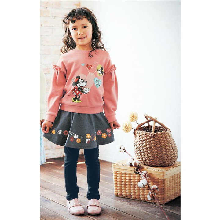 楽天市場 Disney ディズニー 裾プリントフレアスカッツ ミニーマウス 90 100 110 1 130 140 ベルメゾン 子供服 子供 服 子供用品 子供用 スカート スカッツ ベルメゾン Disney Fantasy Shop
