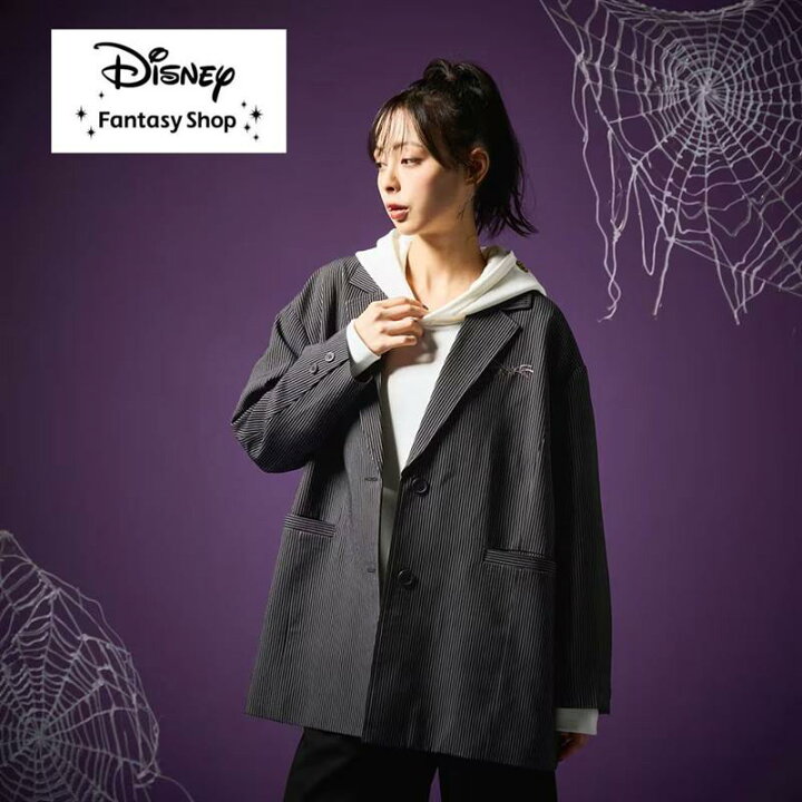 楽天市場】【Disney】 ディズニー ストライプ テーラードジャケット 