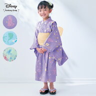 浴衣 子供 キッズ 浴衣セット【 Disney 】 ディズニー エルサ アリエル ラプンツェル ◆ 110 〜 120 ／ 1…