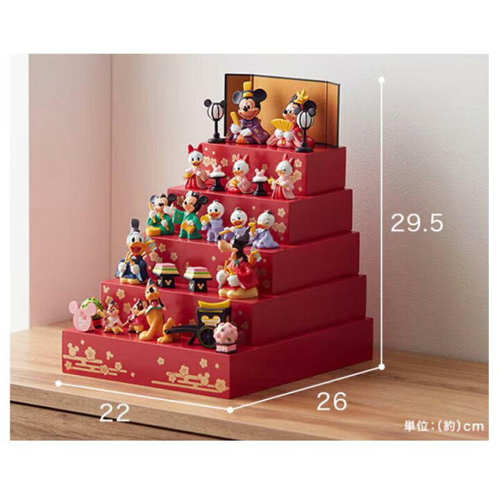楽天市場】【Disney】 ディズニー 壇付き おひなさま フルセット 