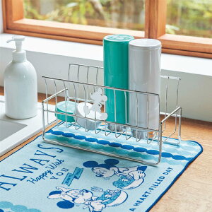 【Disney】 ディズニー ちょい置きに使える小さめ水切り「ミッキーマウス」 ◇ キッチン用品 台所用品 水まわり用品 キッチン 台所 水きり みずきり 水切りカゴ 水切りかご 新生活 ミニ 小さ