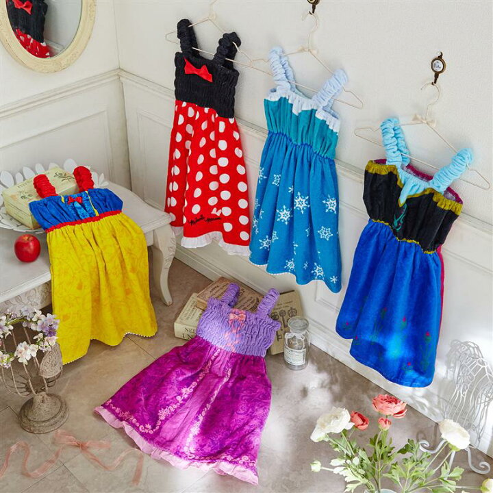 楽天市場 Disney ディズニー ｋｉｄｓヒロインバスドレス エルサ アナ ラプンツェル ミニーマウス 白雪姫 お風呂 風呂 バス タオル たおる 新生活 ディズニープリンセス プリンセス バスタオル 着るタオル バスローブ 子供 女の子 ディズニープリンセス