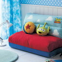 【10%OFF! 7/4 20:00-7/13 9:59】【Disney】 ディズニー モチーフ型クッション ＆ ブランケット付き 4WAY ソファーベッド ◆ ミッキーマウス ドナルドダック チップ＆デール くまのプーさん ミニーマウス トイ・ストーリー ベイマックスコンパクトソファ