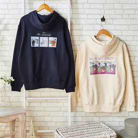 【Disney】 ディズニー ジップアップパーカ「ふしぎの国のアリス おしゃれキャット」◆ L ◆ ◇ レディース 女性 トップス パーカ パーカー スウェット レディースパーカー レディーストップス ユニセックス オーバーサイズ ゆったり 猫 ねこ グッズ ◇