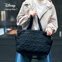 【30%OFF! 8/4 20:00-8/17 9:59】 Disney ディズニー キルティングボストンバッグ ◆ ブラック（ミッキーモチーフ） ベージュ（くまのプーさん）◆ ◇ レディース 女性 バッグ 鞄 カバン ボストンバッグ 旅行バッグ ボストン トラベルバッグ 旅行鞄 キルティング