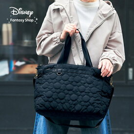 【50%OFF! 9/3 20:00-9/16 9:59】【Disney】 ディズニー キルティングボストンバッグ ◆ ブラック（ミッキーモチーフ） ベージュ（くまのプーさん）◆ ◇ レディース 女性 バッグ 鞄 カバン ボストンバッグ 旅行バッグ ボストン トラベルバッグ 旅行鞄 キルティング