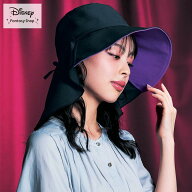 【30%OFF! 9/18 18:00-9/24 9:59】【Disney】 ディズニー つば広ハット「マレフィセント」 ◆ ブラック …