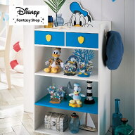 【Disney】 ディズニー 引出し付きコレクションラック「 ドナルドダック 」◇ 収納 収納用品 収納家具 ラ…