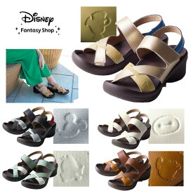 【Disney】 ディズニー ディズニー/Disney 快適で軽やか、歩きたくなるストラップグミサンダル［日本製］（ディズニー／リゲッタ）（選べるキャラクター） ◇ レディース 女性 シューズ 靴 サンダル 夏 ◇