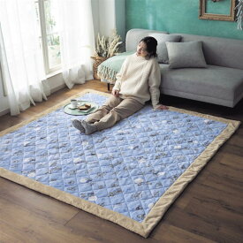 ◆約130×190◆【Disney】 ディズニー マイクロファイバーのキルトラグ「くまのプーさん」 ◇ 冬 秋冬 冬用 ラグ ラグマット マット カーペット じゅうたん 絨毯 キルトラグ マイクロファイバー 丸洗い 洗える キャラクター かわいい おしゃれ 新生活 ◇