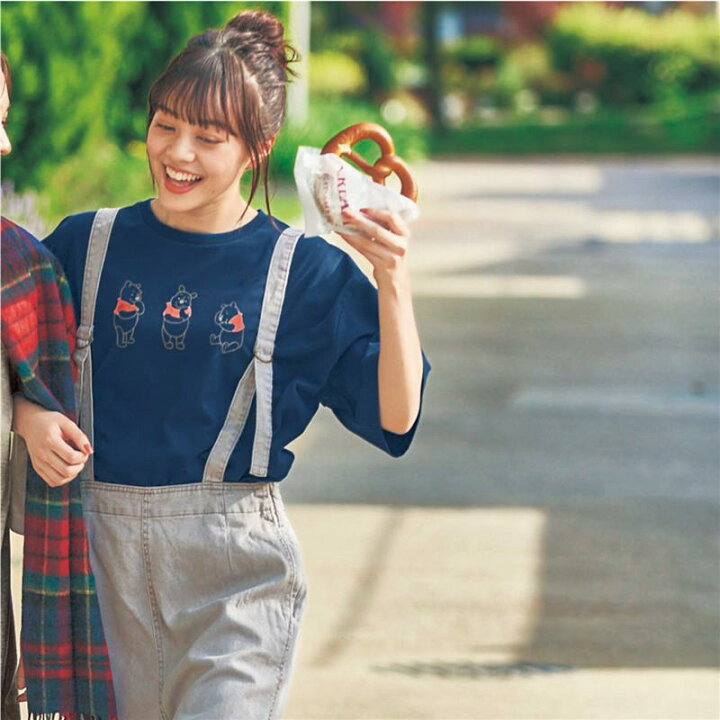 楽天市場 Disney ディズニー みんなで楽しいペアtシャツ くまのプーさん チップ ニック S M L Ll 3l レディース 女性 トップス カットソープルオーバー カットソー ｔシャツ 半袖 ゆったり カジュアル 綿100 五分袖 プーさん ズートピア キャラクター