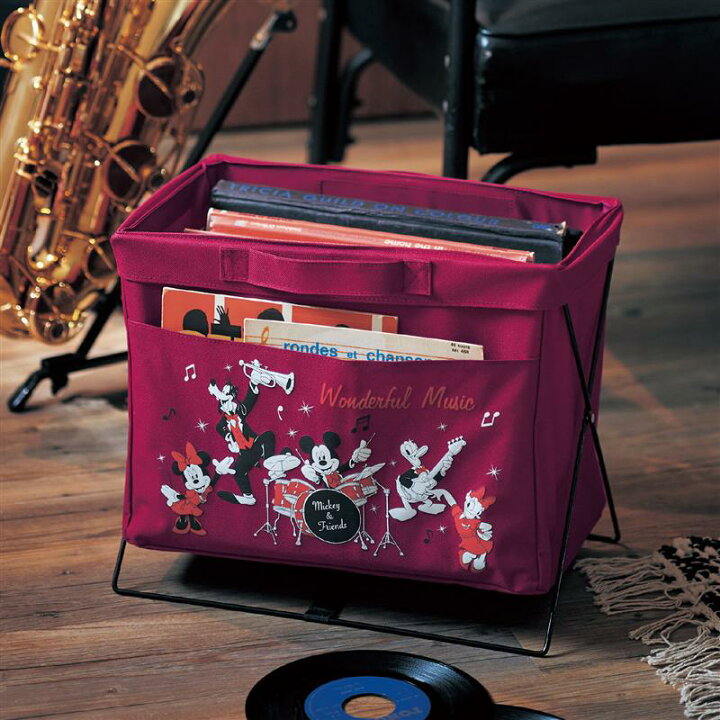 ベルメゾン ディズニー 収納 スタンドバスケット ポケット付き かご バスケット 101匹わんちゃん 安価