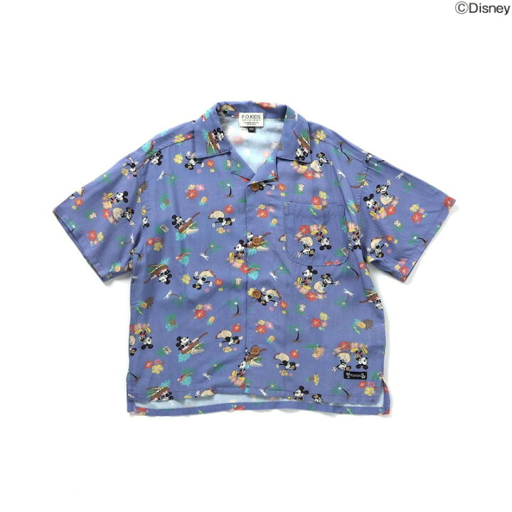楽天市場】【Disney】 ディズニー KIDS ALOHA SHIRTS「ミッキー 