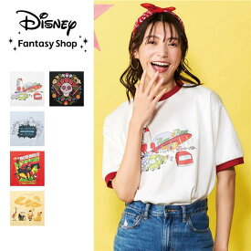 【Disney】 ディズニー ユニセックスリンガーTシャツ「PIXAR」「リメンバー・ミー カールじいさんの空飛ぶ家 Mr.インクレディブル モンスターズ・インク ピザプラネット（トイ・ストーリー）」◆ S M L LL ◆◇ レディース メンズ トップス カットソー tシャツ 半袖 ◇