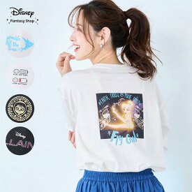 【20%OFF! 7/18 10:00-7/27 9:59】【Disney】ユニセックス 蓄光 プリント 長袖Tシャツ 「 ティンカー・ベル ベイマックス リメンバー・ミー ヴィランズ 」 トップス カットソー プルオーバー 長袖 プリントTシャツ 長袖トップス ユニセックスTシャツ 綿素材 蓄光プリント