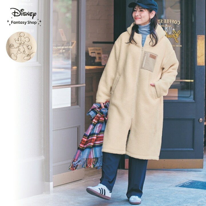 楽天市場】【Disney】 ディズニー ディズニー/Disney フードボアコート 
