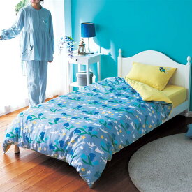 ◆ シングル ◆【Disney】 ディズニー フラワー柄の掛け布団カバー「ピーター・パン」 ◇ ファブリック 寝具 寝具カバー カバーリング カバー 掛けふとんカバー 布団カバー 掛け布団カバー かけ布団カバー ふとんカバー かけふとんカバー ◇