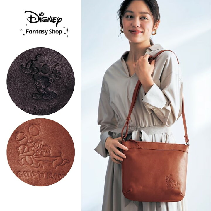 楽天市場】【Disney】 ディズニー 本革ショルダーバッグ［日本製 