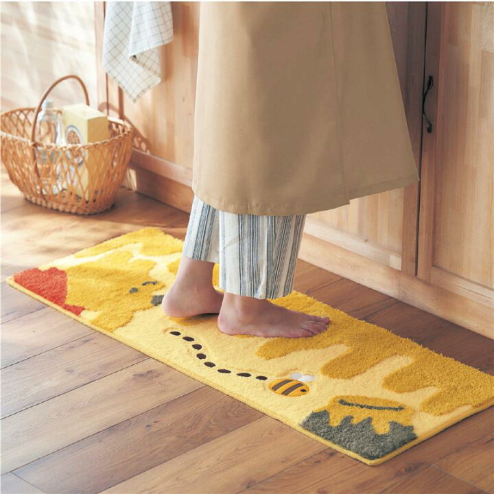 楽天市場 約45 150 Disney ディズニー キッチンマット くまのプーさん ファブリック マット キッチンマット カーペット 敷き物 敷物 敷きもの 新生活 おしゃれ 洗える プーさん キャラクター W45l150 ベルメゾン Disney Fantasy Shop