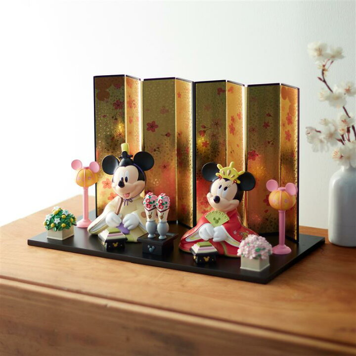 楽天市場】【Disney】 ディズニー 親王飾り 「 ミッキーマウス ミニー 