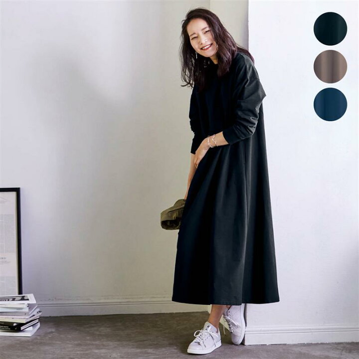 楽天市場 一枚でさまになる長袖ロングワンピース M L Ll 3l ベルメゾン レディース ワンピース ロング マキシ丈 フレアワンピース お洒落 おしゃれ きれいめ シンプル かわいい 秋 秋冬 長袖 膝下 カジュアルワンピース カジュアル Dp ベルメゾン 大人