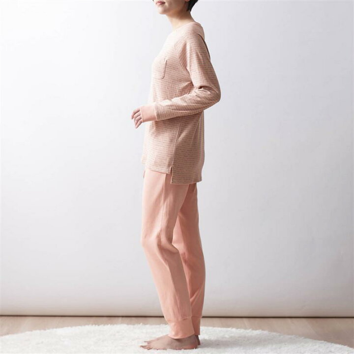楽天市場 Belle Maison ベルメゾン 綿１００ あったか長袖パジャマレディース ふっくら二重仕立て S M L Ll 3l ベルメゾン レディース パジャマ 寝間着 部屋着 ルームウェア 上下セット 上下 セット ベルメゾン 大人ファッション
