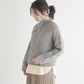 楽天市場 ケーブルニット レディースファッション の通販