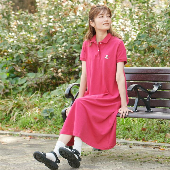楽天市場 Belle Maison ベルメゾン モズ Moz ポロワンピース M L Ll ワンピース レディース 女性 ポロワンピ ワンピ ロングワンピース ロング レディースワンピース ベルメゾン 大人ファッション