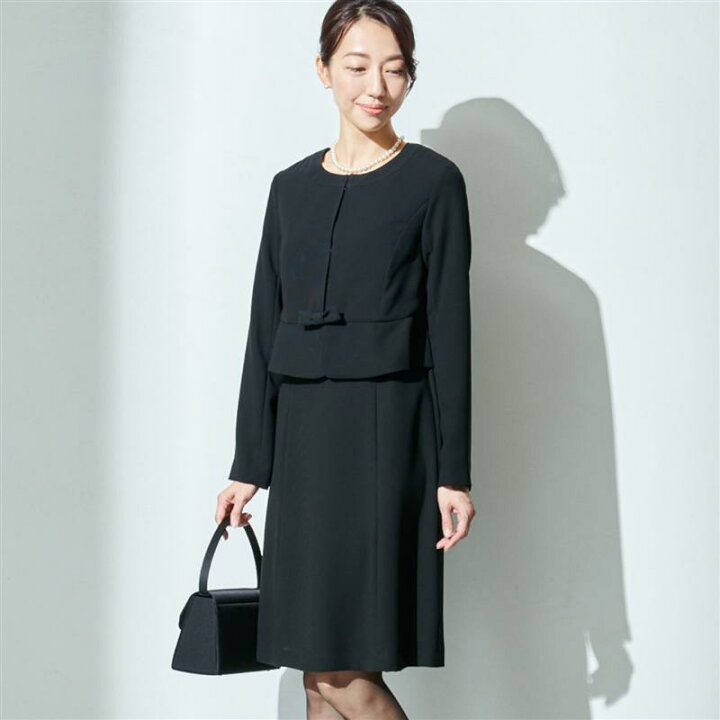 楽天市場】【ベルメゾン】 アンサンブル風ワンピース[喪服・礼服  